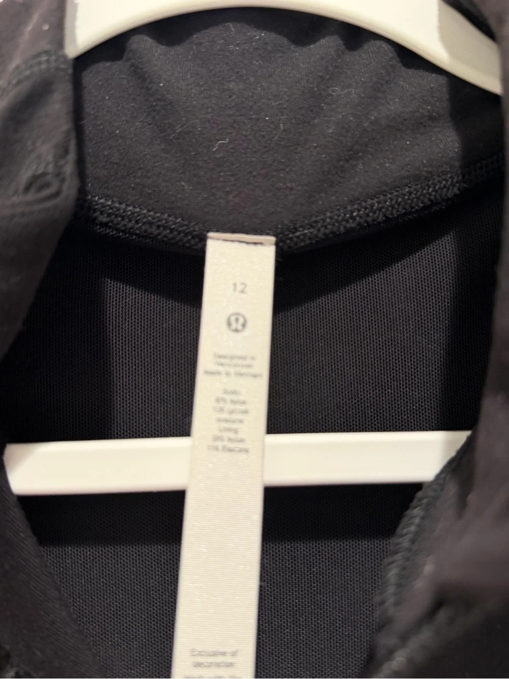 lululemon athletica Black Full-Zip Jacket